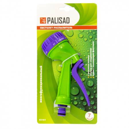 Пистолет-распылитель, 7 режимов полива Palisad 65161. Артикул 65161