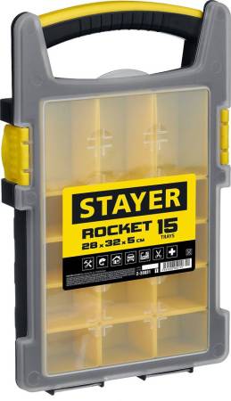 Органайзер "ROCKET-15" пластиковый STAYER 2-38031_z01. Артикул 2-38031_z01