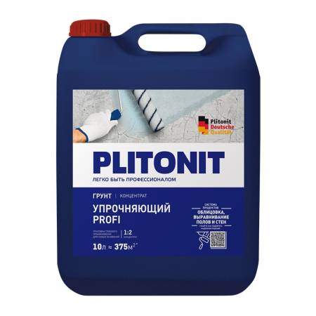 Грунт Plitonit Profi упрочняющий, концентрат 1:2 (10 л). Артикул тов-220250