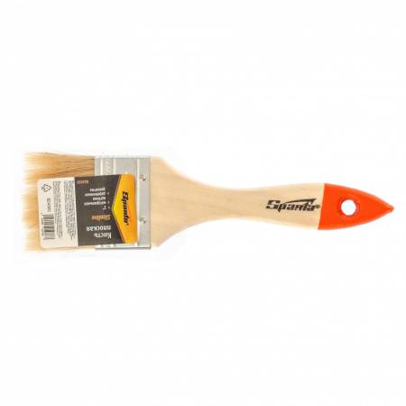 Кисть плоская Slimline 2" (50 мм), натуральная щетина, деревянная ручка Sparta 824305. Артикул 824305