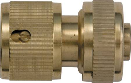 Соединитель с автостопом, латунь 1/2" FIT 77445. Артикул 77445