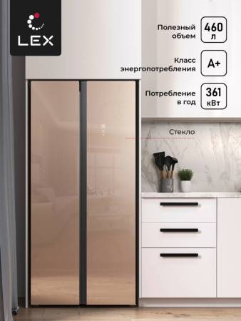 Холодильник двухкамерный отдельностоящий с инвертором LEX LSB520GlGID CHJI000004. Артикул CHJI000004