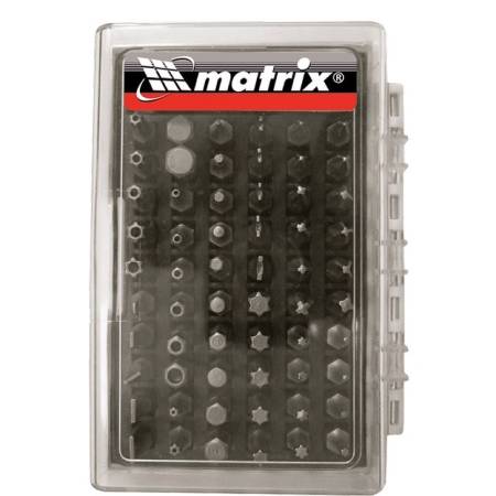 Набор бит с магнитным держателем, CrV, 61 шт. MATRIX 11387. Артикул 11387