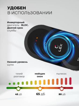 Робот — мойщик окон LEX LXVCW7090 LXVCW7090. Артикул LXVCW7090