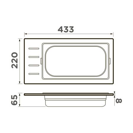 Контейнер Omoikiri DC-01-1-GB 4999074. Артикул 4999074