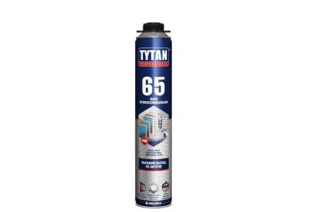 Пена монтажная профессиональная Tytan professional 65, 750мл 21079. Артикул 21079