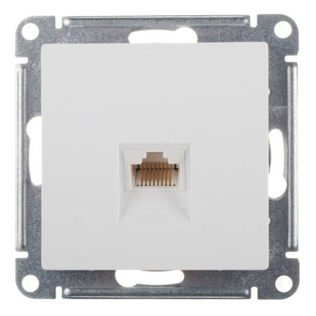 Розетка ATLASDESIGN компьютерная RJ45 механизм белый ATN000183. Артикул ATN000183