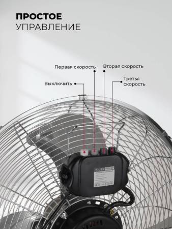 Вентилятор напольный LEX LXFC 8384 LXFC8384. Артикул LXFC8384