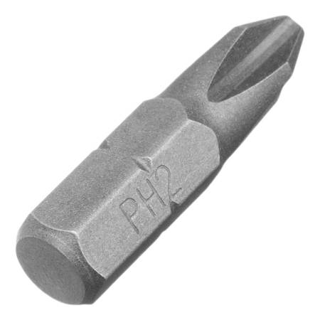 Набор бит PH2 x 25, сталь CrMo, 5 шт. Сибртех 11238. Артикул 11238