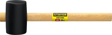 Киянка чёрная резиновая STAYER 450 г 20505-65. Артикул 20505-65