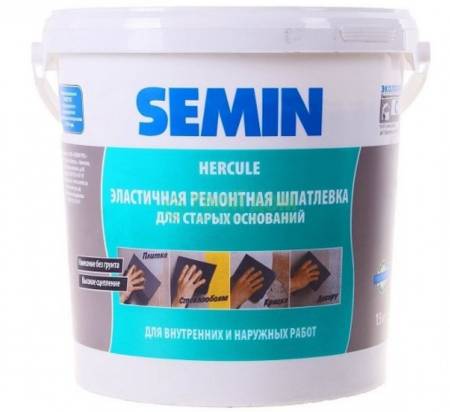 Шпатлевка реставрационная влагостойкая SEMIN HERCULE 5кг A1023. Артикул A1023