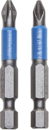Биты STAYER "PROFI" хвостовик E 1/4" PH №2 50мм 2 шт 26203-2-50-02. Артикул 26203-2-50-02