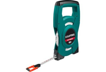 Геодезическая стальная мерная лента KRAFTOOL EXTREM 50 м 34185-50. Артикул 34185-50