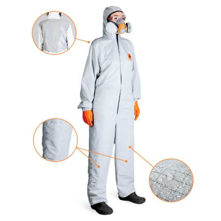 Защитный комбинезон с пропиткой Teflon JETA SAFETY JPC-175-XS. Артикул JPC-175-XS