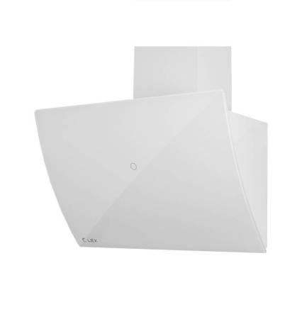Вытяжка кухонная наклонная LEX Plaza GS 600 White CHTI000366. Артикул CHTI000366