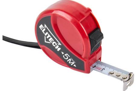 Рулетка Elitech 5 м, 18 мм 310101 ДМ 207185. Артикул 207185