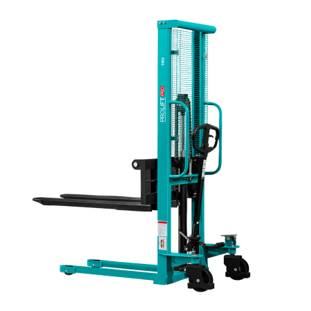 Штабелер ручной, грузоподъемность 1500 кг, высота подъема 1600 мм, PROLIFT PRO TRV1516. Артикул TRV1516