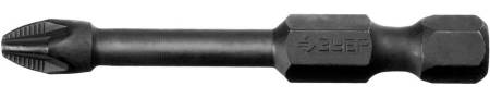 Ударные биты ЗУБР PZ2 50 мм 2 шт 26023-2-50-S2. Артикул 26023-2-50-S2