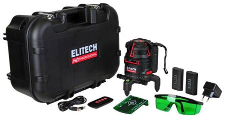 Нивелир лазерный LN 5D GREEN ELITECH HD 204734. Артикул 204734