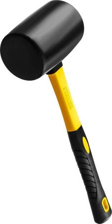 Чёрная резиновая киянка STAYER PROFI 900 г 2054-90. Артикул 2054-90