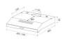 Вытяжка кухонная плоская LEX S 600 White CHTI000310. Артикул CHTI000310