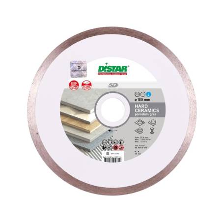 Круг алмазный отрезной 1A1R 180x1,4x8,5x25,4 Hard ceramics DiStar 11120048014. Артикул 11120048014