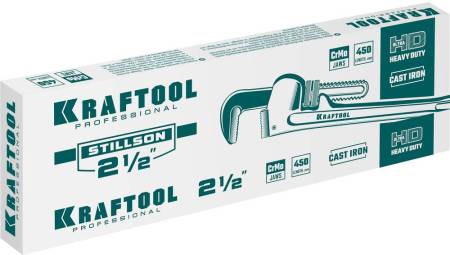 Трубный разводной ключ KRAFTOOL STILLSON 2.5" 2727-45. Артикул 2727-45