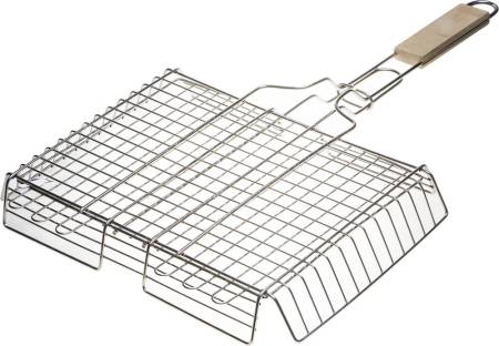 Решетка-гриль GRINDA "BARBECUE" объемная нержавеющая сталь 340х260мм 424732. Артикул 424732