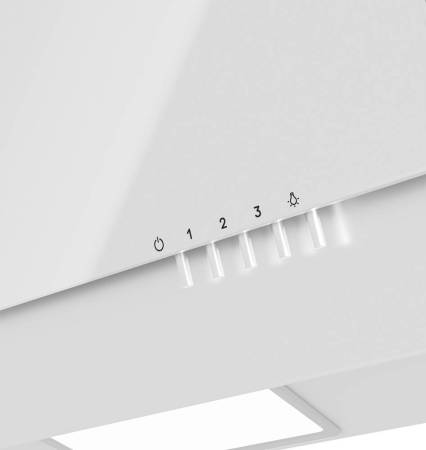 Вытяжка кухонная наклонная LEX Mera 600 White CHTI000378. Артикул CHTI000378