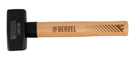 Кувалда, 1000 г, кованая головка, буковая рукоятка, Denzel 11018. Артикул 11018