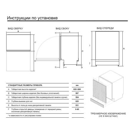 Встраиваемая посудомоечная машина Haier HDWE10-394RU. Артикул FA03VPE02RU